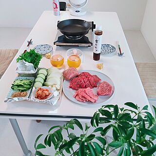 部屋全体/BBQ/カセットコンロ/cocopan/お家BBQ...などのインテリア実例 - 2023-09-18 20:18:39