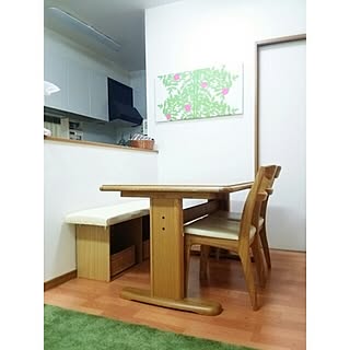 部屋全体/marimekko/手作り/DIYベンチ/DIY...などのインテリア実例 - 2015-03-06 17:40:50