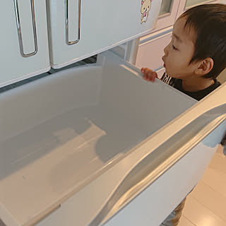 キッチン/大掃除/子供がいてもミニマムな暮らし/子供のいる暮らし/冷蔵庫...などのインテリア実例 - 2019-01-04 10:44:10