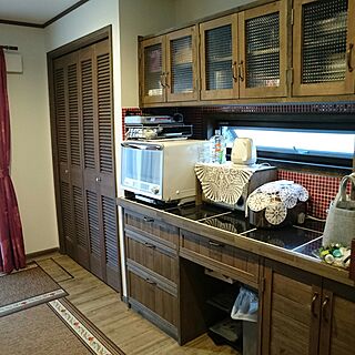 キッチン/食器棚/レースで飾るのインテリア実例 - 2016-12-03 15:42:35