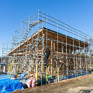 新築戸建て/新築建設中/新築記録/新築建築中/棟上げ...などのインテリア実例 - 2021-01-07 14:43:44