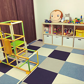 子供部屋改造中/子供部屋男の子/タイルカーペット/IKEA/DIY...などのインテリア実例 - 2020-05-09 14:35:24