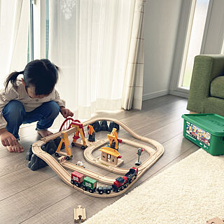 BRIO/木製レール/北欧/クリスマス/サンタさんからのプレゼント...などのインテリア実例 - 2021-12-25 10:19:31