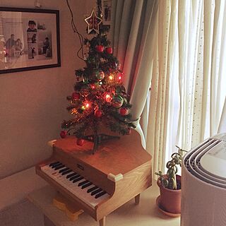 机/トイピアノ/クリスマスツリーのインテリア実例 - 2016-12-03 00:33:15