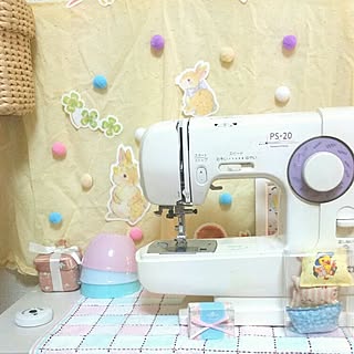 棚/ぽんぽん/雑貨/ハンドメイド/うさぎ...などのインテリア実例 - 2015-10-20 17:00:56