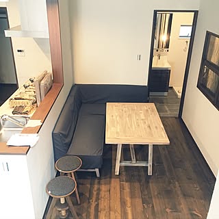 キッチン/木造2階建て/新築建築中/片流れ屋根/ガルバリウム鋼板...などのインテリア実例 - 2016-09-10 11:46:59