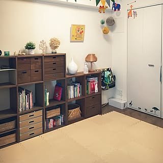 部屋全体/息子の部屋/オモチャ収納/Muji/無印良品...などのインテリア実例 - 2017-03-11 14:43:07