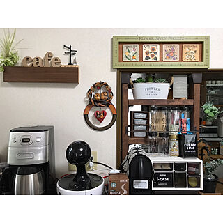 ネスプレッソコーヒーメーカー/カウンター上/DIY/キッチン/ドルチェグストのインテリア実例 - 2020-05-16 11:10:08