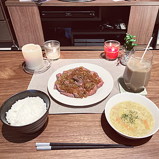 おうちカフェ/おうちじかん/ご飯/ローストビーフ/IKEA...などのインテリア実例 - 2022-08-08 08:29:59