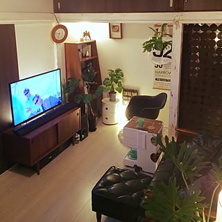 部屋全体/観葉植物/モノトーン/男前/和室を洋室に ...などのインテリア実例 - 2016-08-08 21:31:41