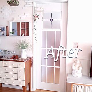 リビング/DIY/Before&After/ステンドグラス風のインテリア実例 - 2014-12-19 11:35:58