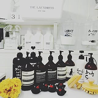 バス/トイレ/ラベル/Aesop/laundress/ブラック...などのインテリア実例 - 2015-12-31 12:07:51