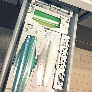 キッチン/プラスチック袋/IKEA/シンデレラフィットのインテリア実例 - 2017-07-04 18:02:06