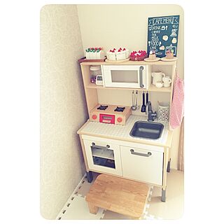 キッチン/子ども部屋/IKEA/手作り/ハンドメイド...などのインテリア実例 - 2016-08-20 17:53:02