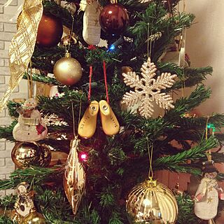 リビング/クリスマスツリー/クリスマス/olivierちゃんシューモールド♡のインテリア実例 - 2014-11-16 21:10:34