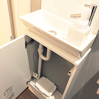 バス/トイレ/流せるトイレブラシ/収納/TOTOトイレ/シンプル...などのインテリア実例 - 2018-09-10 21:59:29