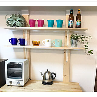 キッチン/2×4/IKEA/DIY/西海岸インテリア憧れる...などのインテリア実例 - 2018-01-28 09:35:01