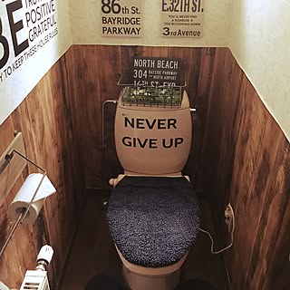 バス/トイレ/フェイクグリーン/ニトリトイレコーディネートモニター/賃貸/リメイクシート...などのインテリア実例 - 2017-05-26 11:06:50