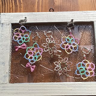 雑貨♡/ハンドメイド♡/いいね！コメント！うれしいです♥/手芸大好き/handmade＊*｡·*...などのインテリア実例 - 2016-04-06 10:26:06