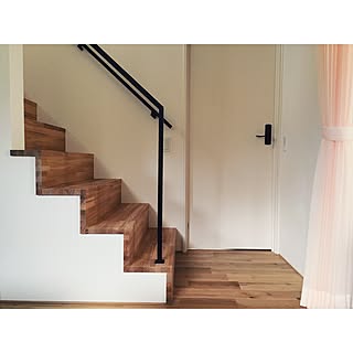 玄関 入り口 アイアン手すりのインテリア実例 Roomclip ルームクリップ