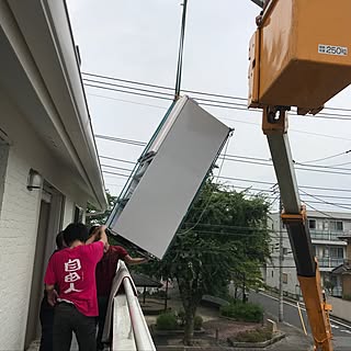 引越し中/二世帯住宅/同居/板張り天井/新築一戸建て...などのインテリア実例 - 2017-06-26 12:26:21