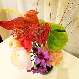 リビング/flower/花瓶/お花/趣味...などのインテリア実例 - 2015-01-23 19:53:23