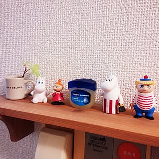 棚/明日は試験～(T-T)/ムーミン/カバではない/NO MOOMIN NO LIFE♪...などのインテリア実例 - 2015-08-30 23:48:42