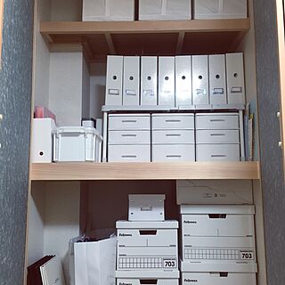 IKEA/フェローズバンカーズボックス/和室/ホワイト/収納...などのインテリア実例 - 2016-02-14 14:20:44