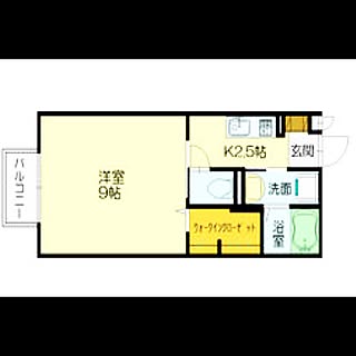 部屋全体/賃貸/ワンルーム/間取り図/一人暮らしのインテリア実例 - 2015-06-07 01:39:56