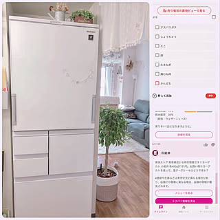 快適に暮らしたい/観葉植物/どっちもドア/スマート家電/シャープ...などのインテリア実例 - 2021-06-03 18:52:36