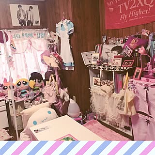 部屋全体/東方神起/ぬいぐるみ/シナモン/pink room...などのインテリア実例 - 2015-02-23 21:28:54