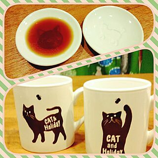 キッチン/猫/セリア/お皿のインテリア実例 - 2017-01-24 20:44:12
