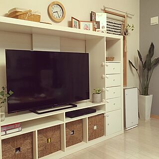 リビング/加湿器/観葉植物/テレビ台/IKEA...などのインテリア実例 - 2017-03-10 22:26:20