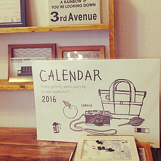 壁/天井/ryu-ryu/カレンダー/来年のカレンダーのインテリア実例 - 2015-11-08 13:19:48