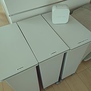 キッチン/無印良品/ゴミ箱/ptouchcube/ラベリング初心者...などのインテリア実例 - 2017-04-14 17:24:40