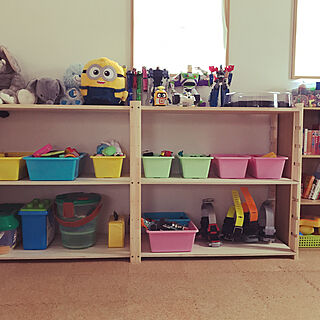 棚/おもちゃ棚/おもちゃ収納/おもちゃ部屋のインテリア実例 - 2017-09-23 00:07:51