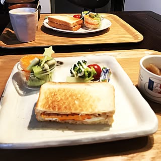 キッチン/和食器/朝食/cafe風/アンティーク...などのインテリア実例 - 2017-03-01 07:30:27