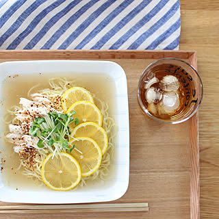 机/ラーメン/冷たいレモンのラーメンのインテリア実例 - 2018-07-02 21:36:51