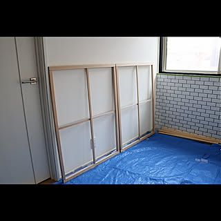 壁/天井/壁紙屋本舗/壁紙DIY/窓枠DIY/DIY...などのインテリア実例 - 2018-06-04 20:44:26