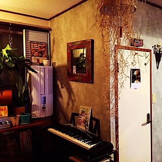 キッチン/ピアノ/オールドポスター/コウモリラン/ハンギング...などのインテリア実例 - 2016-10-15 16:47:15