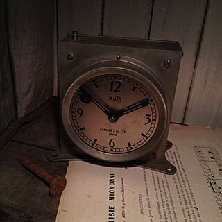 ブロカント？時計、/アンティーク釘/楽譜のインテリア実例 - 2013-02-12 16:25:11