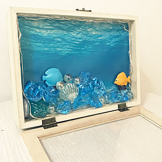 100均 夏休みの工作の商品を使ったおしゃれなインテリア実例 Roomclip ルームクリップ