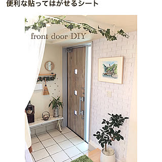 ドア/RoomClip mag/記録用/記録用なのでコメントお気遣いなく♡/玄関/入り口のインテリア実例 - 2019-06-02 17:18:34