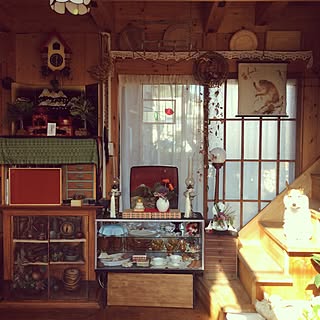 部屋全体/もう模様替えしたいけれど我慢です✩*॰/素敵な日々でありますように+..・* ❁/日向ぼっこ中ฅˆ•ﻌ•ˆฅ♬*゜/お正月...などのインテリア実例 - 2016-01-03 12:36:49