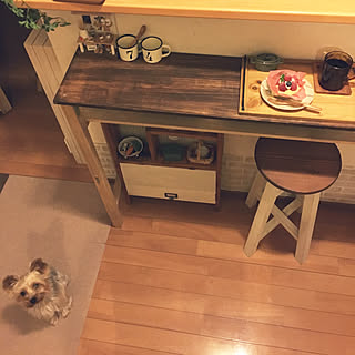 机/DIY/おうちカフェ/収納/かご...などのインテリア実例 - 2018-12-11 20:37:04