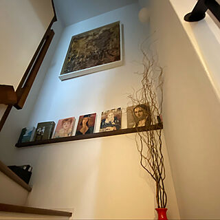 美術館展図録/「向日葵」/草木を貼ってる油絵/階段室の壁面/アートのある暮らし...などのインテリア実例 - 2021-10-14 22:13:22