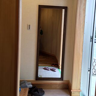 玄関/入り口/玄関/大きな鏡のインテリア実例 - 2016-03-11 04:30:34