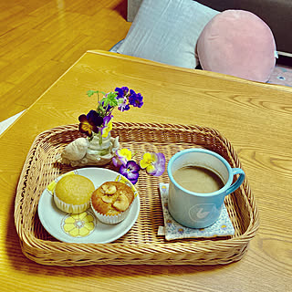 みて頂きありがとうございます( ◡̈)/RCの出会いに感謝♡/おやつタイム♪/おうちカフェ/おうち時間...などのインテリア実例 - 2021-04-29 16:35:20