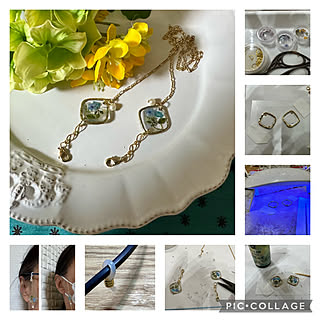 ♪❤️ 雫花パールマスクチェーンメガネチェーンハンドメイド