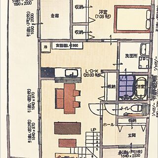 部屋全体/図面相談中/リフォーム/カリフォルニアスタイルに憧れるのインテリア実例 - 2016-01-14 13:10:19